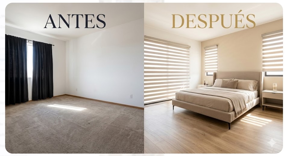Antes y Después Persianas